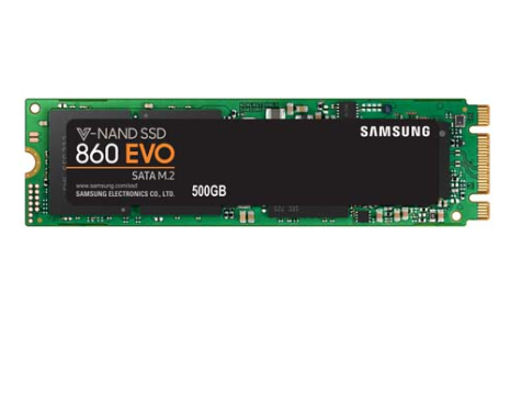 Samsung 860 Evo Series 500GB SATA III M.2 Internal Solid State Drive